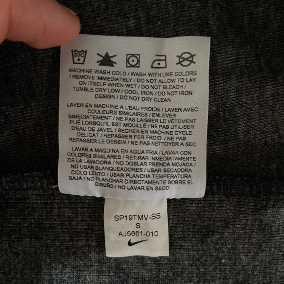 Nike Grey Dri-FIT Longsleeve Crewneck - Picture 4 of 8